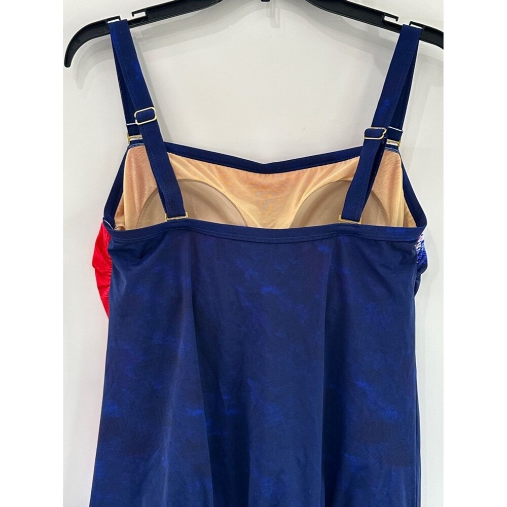 Kim Gravel X Swimsuits For All Bandeau Blouson Tankini 2pc Set NWOT Size 10 - Picture 8 of 13